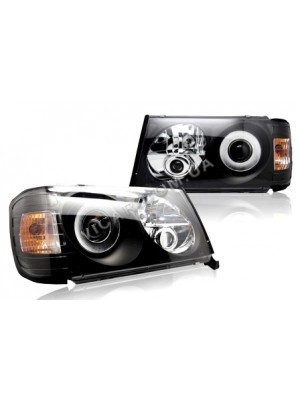 Передняя альтернативная оптика 2 линзы Mercedes W124 